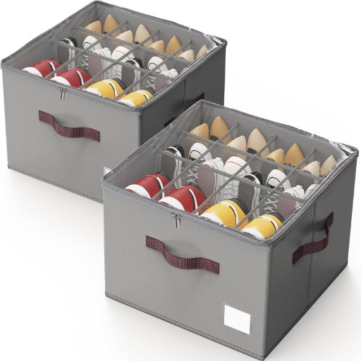 Criusia Shoe Organizer 2-Pack