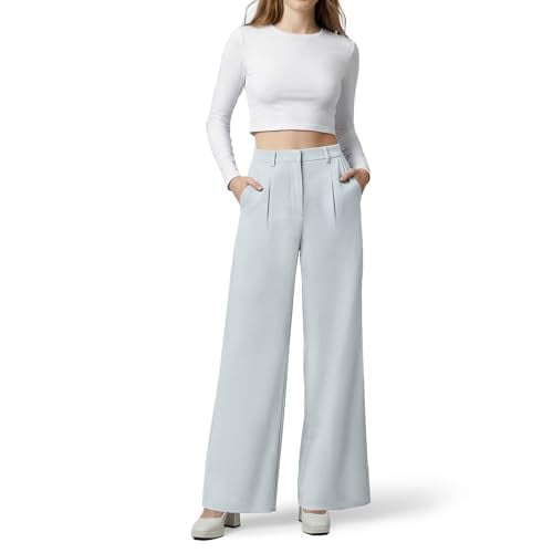 OctMoon Women's Stretchy Straight Leg Dress Pants Deal