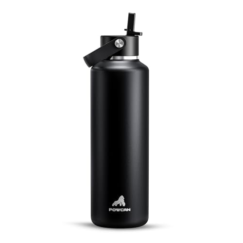 POWCAN 24-Oz Slim Insulated Water Bottle