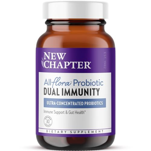 New Chapter All-Flora Immune Support & Gut Health Probiotic 30-Count