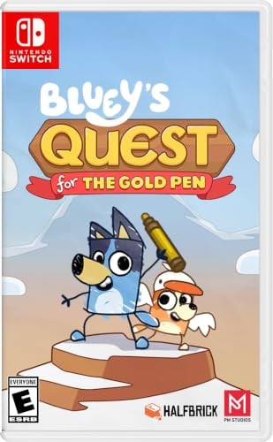 Bluey's Quest for The Gold Pen Nintendo Switch
