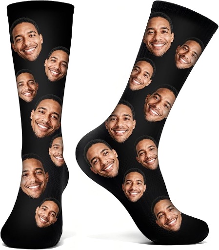 Custom Photo Crew Socks
