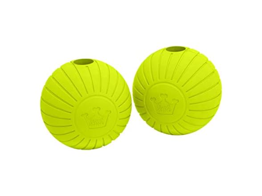 Chew King 2.5" Supreme Rubber Balls for Dogs 2-Pack