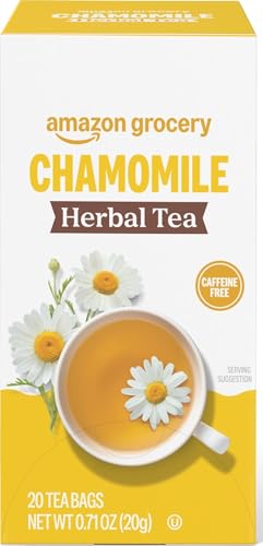 Amazon Grocery Chamomile Herbal Tea Bags 20 Count