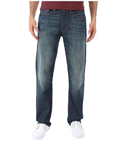 Levi's 514 Straight Fit Cut Jeans, Midnight - Stretch, 35W x 34L Deal