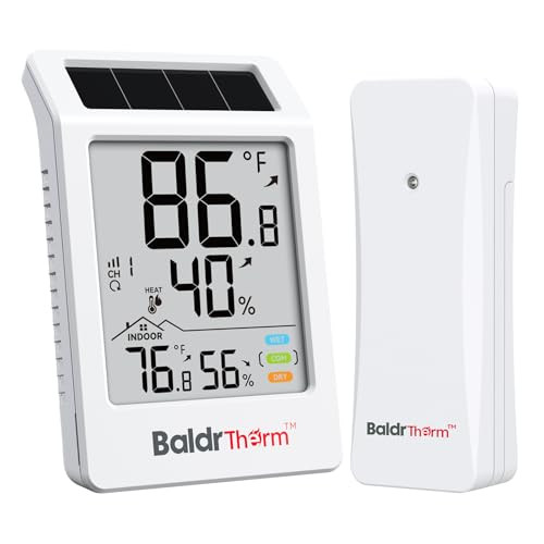 BaldrTherm Wireless Indoor Outdoor Thermometer 1-Pack