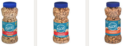 Nice! 16oz Dry Roasted Peanuts Deal