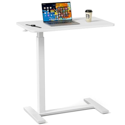 Sweetcrispy Overbed Table Mobile Standing Desk Deal