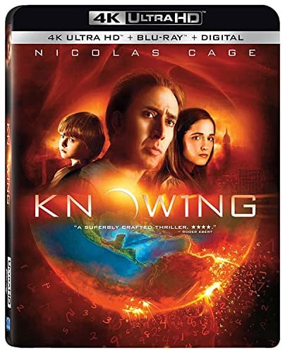 Knowing 4K UHD + Blu Ray + Digital Deal