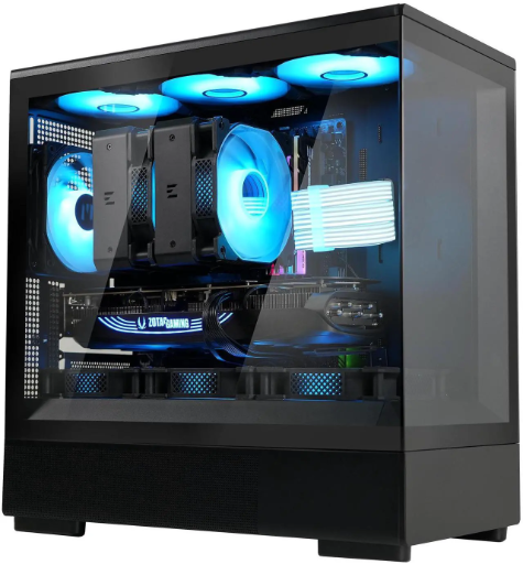 Zalman P10 ARGB Fan mATX Computer Case (Black)