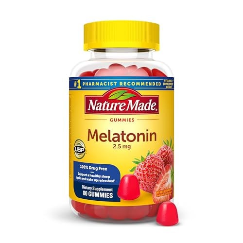 Nature Made Melatonin Gummies 80-Count 2.5mg Deal