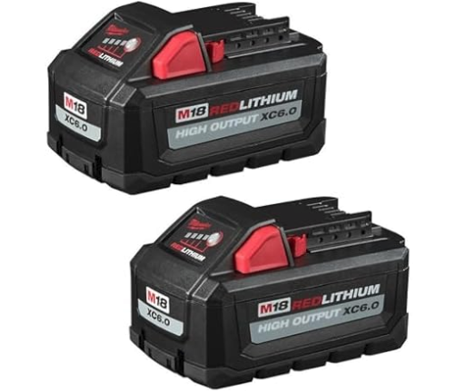 Milwaukee 48-11-1862 Tool XC 6.0Ah Battery 2-Pack