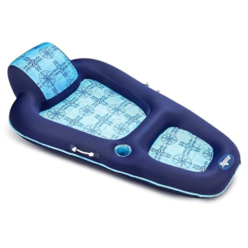 Aqua Luxury Water Lounge X-Large Navy/Light Blue
