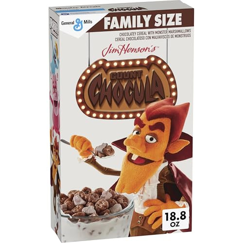 General Mills Count Chocula Cereal with Monster Marshmallows 18.8-Oz