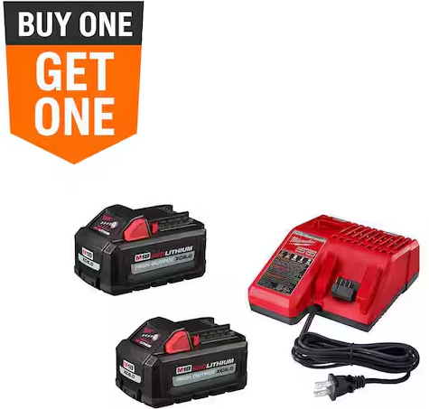 Milwaukee M18 6.0 Ah Battery 2-Pack Starter Kit