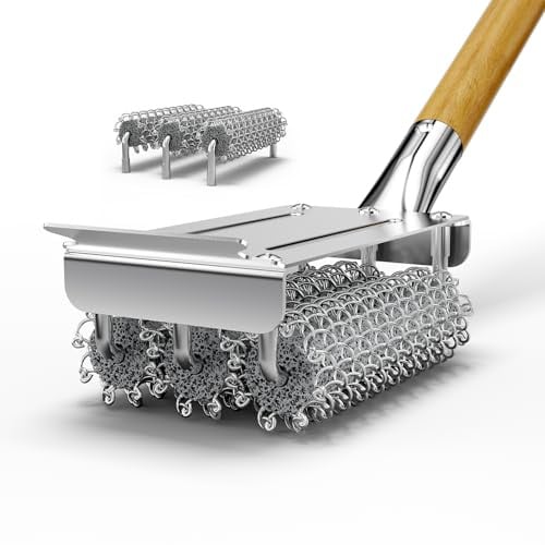 HOUSE AGAIN Grill Brush Bristle Free with 3 Replacement Heads Deal