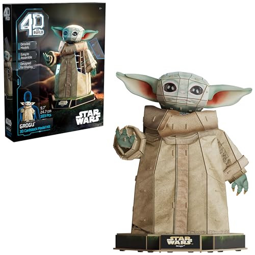 103-Piece 4D Build Star Wars Grogu 3D Model Puzzle Kit