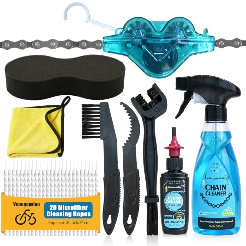 Bike Chain Cleaning Kit with 350mL Degreaser & 60mL All-Weather Chain Lube