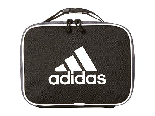 Adidas Foundation Insulated Lunch Bag, Black/White, One Size