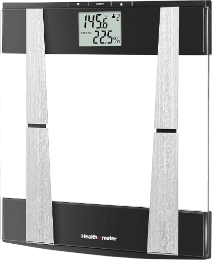 Health-o-Meter Digital Glass Body Composition Weight Tracking Bathroom Scale