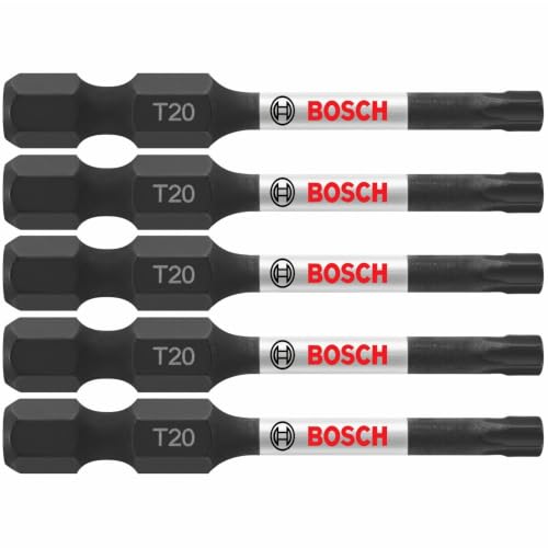 Bosch 2" Torx #20 Impact Tough Power Bits 5-Pack Deal