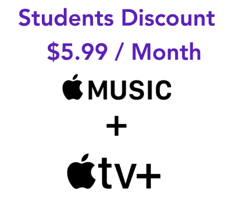 Enrolled/Verified Students: Apple Music Student Ad-Free + Access to Apple TV+