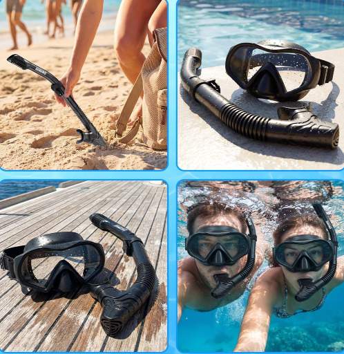Aegend Diving Dry Snorkel Set Deal