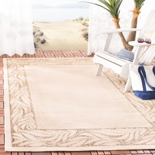 Safavieh Courtyard Micah Floral Indoor/Outdoor Area Rug 5'3" x 7'7" Deal