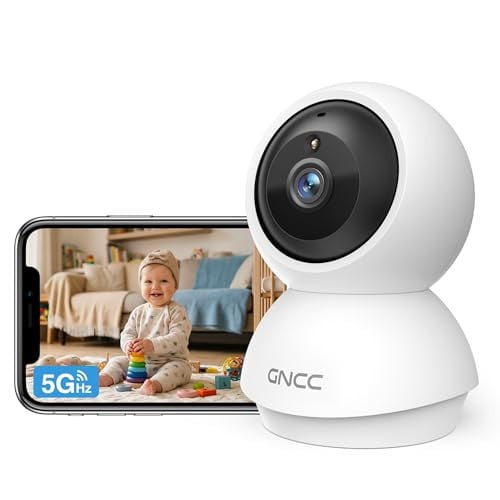 GNCC 2K Baby Monitor with 360° Pan Tilt Zoom