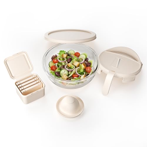 Salad Chopper w/ 8.5 Cup Glass Bowl