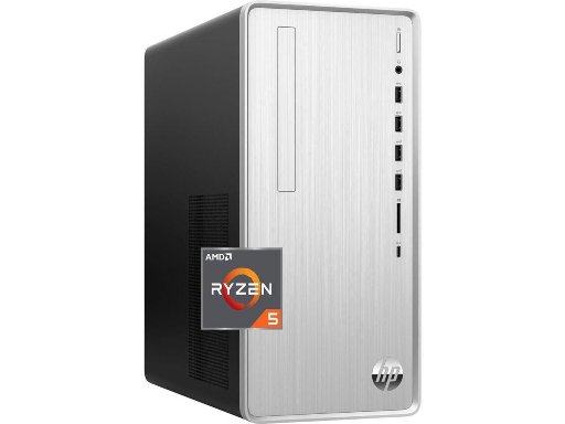 HP Pavilion Desktop PC (Cert. Refurb) Ryzen 5 5600G, 12GB RAM, 1TB HDD + 256GB SSD
