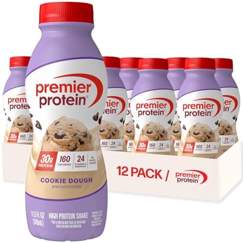 Premier Protein Shake, Cookie Dough, 11.5 fl oz (12 Pack) Deal