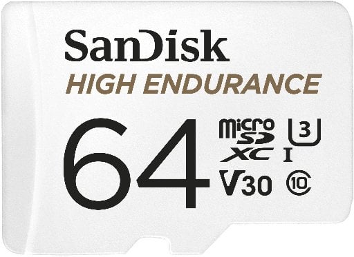 SanDisk 64GB High Endurance U3 V30 Video microSDXC Card Deal
