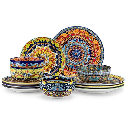 Vancasso Bohemian Porcelain Dinnerware Set 12-Piece