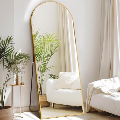 DUMOS Arched Full Length Shatter-Resistant Mirror 64"x21" Deal