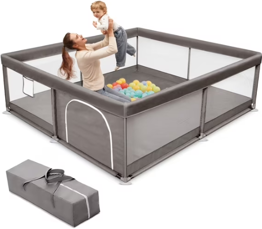 Babyeap Baby Playpen Large Play Yard Fence for Toddlers, 50"x50" Deal