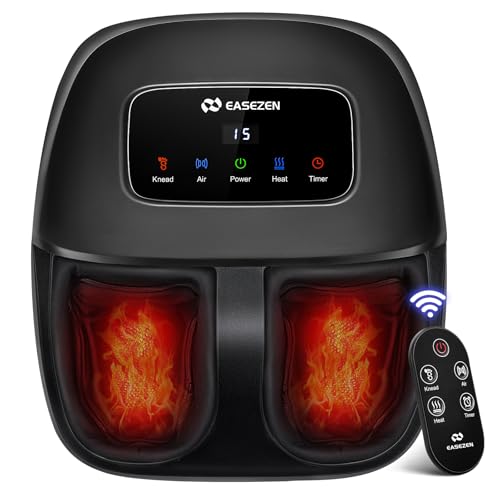 EaseZen Shiatsu Foot Massager Machine w/ Heat & Remote Control Deal