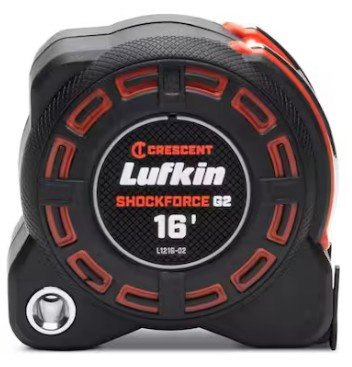 Crescent 1-1/4" x 16' Shockforce G2 Tape Measure