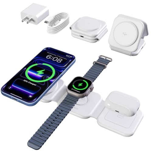 15W Smile Station 3-in-1 Magnetic Foldable Charging Station Deal