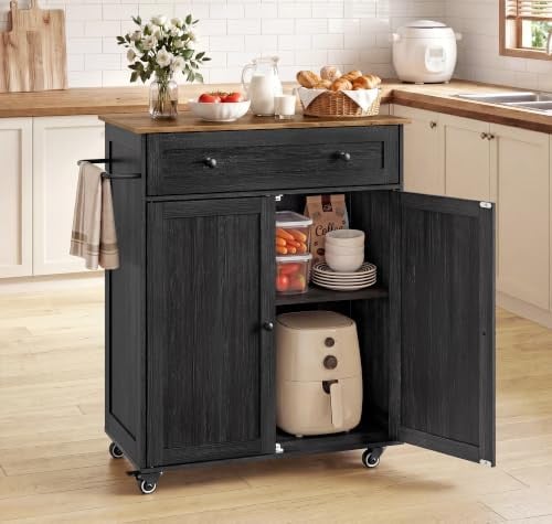 VASAGLE Mobile Kitchen Island   Deal