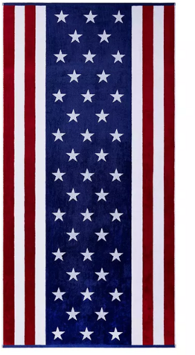 The Big One Oversized Flag Beach Towel Deal