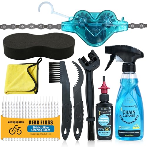 Bicycle Cleaning Kit with Chain Cleaner & Degreaser