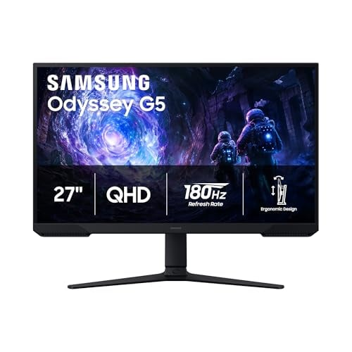 Samsung Odyssey G5 27" 1440p 180Hz 1ms FreeSync VA Monitor Deal