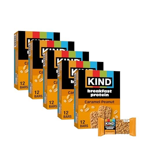KIND Breakfast Protein Bars (Caramel Peanut) 30-Count Deal
