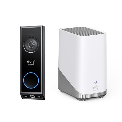 eufy Security Video Doorbell E340 + HomeBase 3