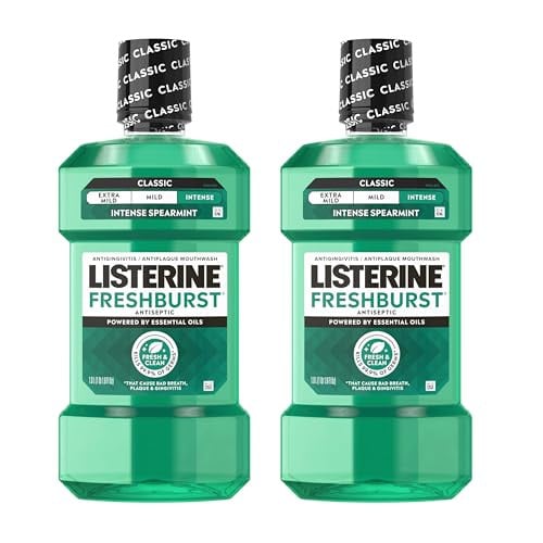 Listerine Freshburst Intense Antiseptic Mouthwash 2-Pack 1-Liter Deal
