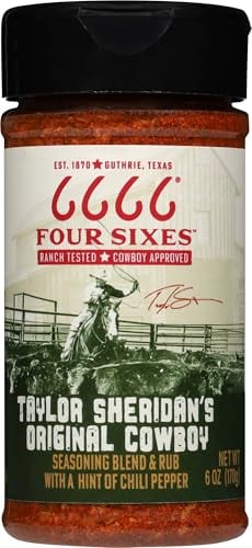FOUR SIXES Taylor Sheridan's Original Cowboy Seasoning 6-Pack 6-Oz Deal