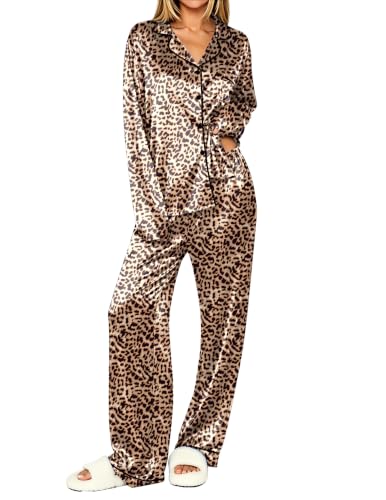 Ekouaer 2 Piece Long Silk Pajama Sets Deal