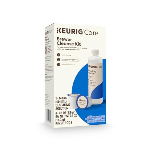 Keurig Brewer Cleanse Kit w/ Descaling Solution & Rinse Pods Deal