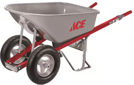 Members: Ace Steel Contractor Steel Wheelbarrow 6 cu ft